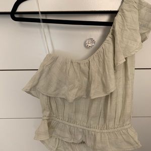 Women’s one shoulder tank top